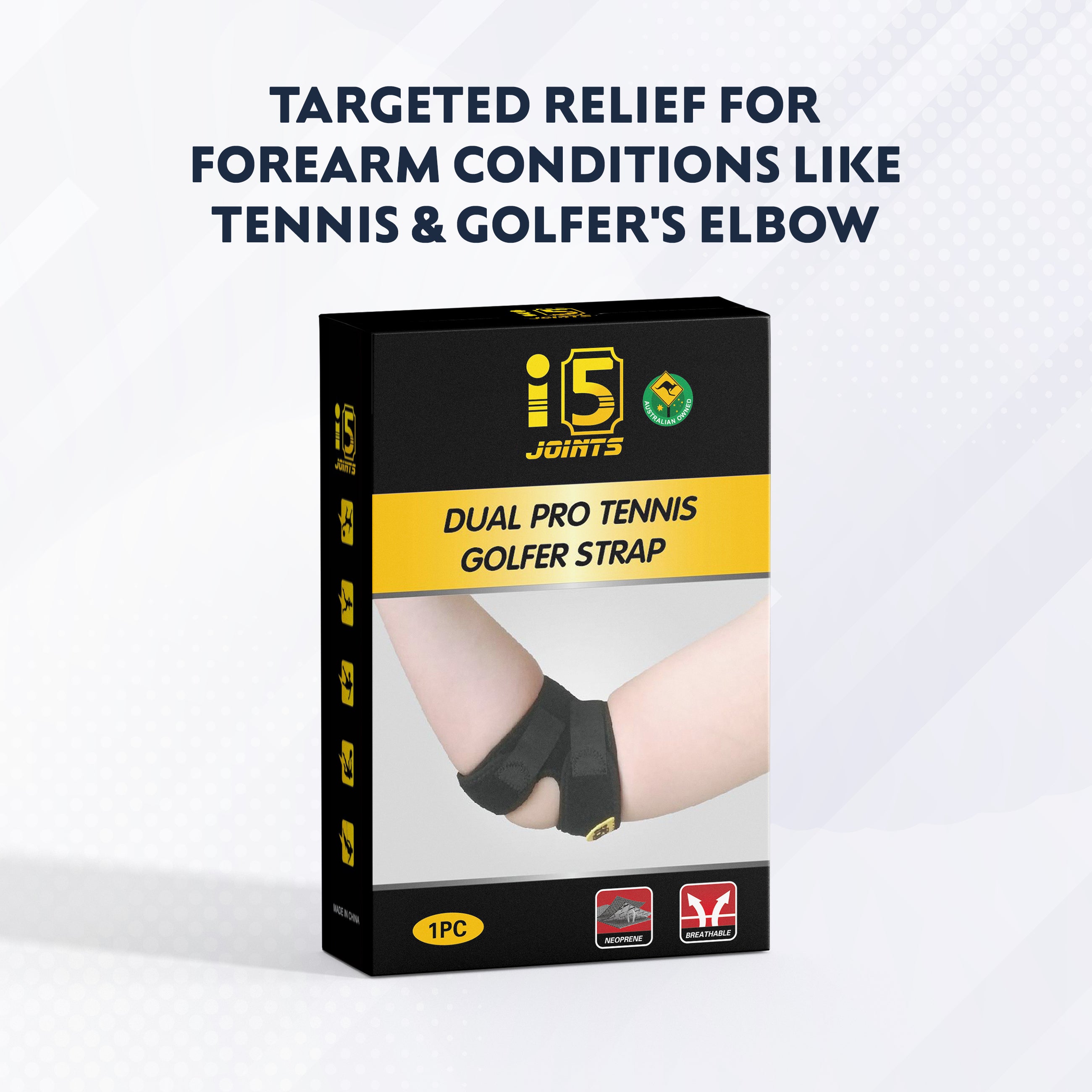 Elbow Strap Australia – I5 Dual Pro Tennis Golfer Hand Belt for Pain Relief & Injury Prevention Elbow Strap Australia – I5 Dual Pro Tennis Golfer Hand Belt for Pain Relief & Injury Prevention